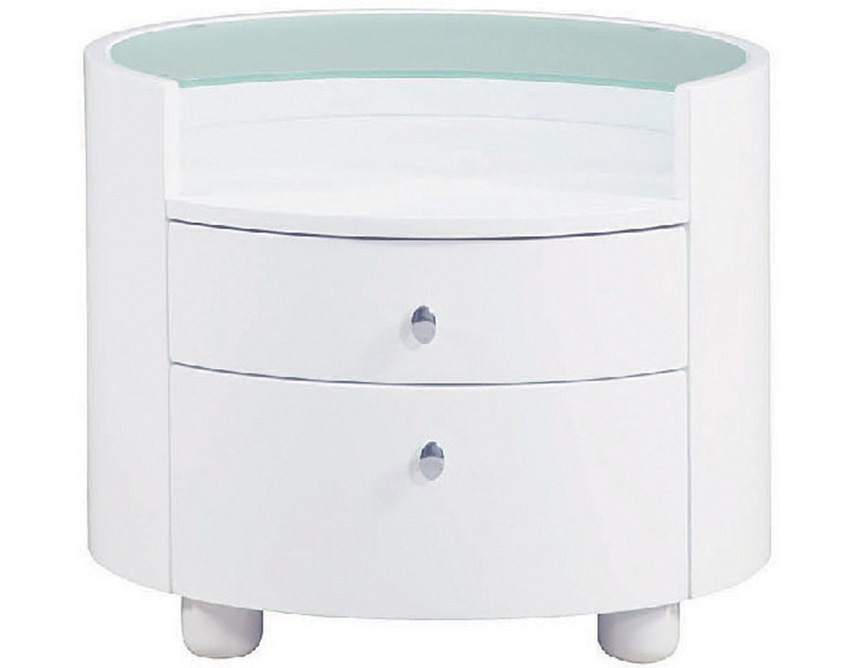 4PCS QUEEN WHITE BEDROOM SET #COSMO GU