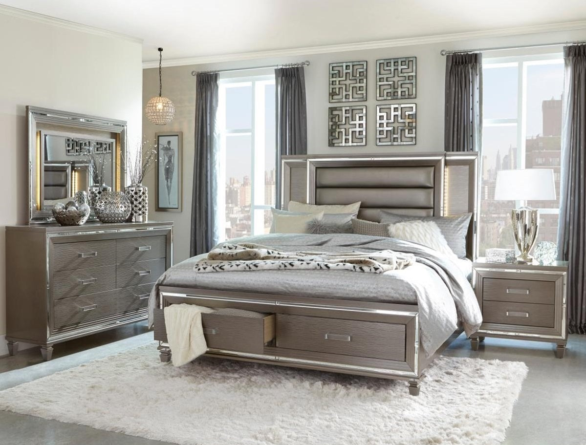 4PCS QUEEN BEDROOM SET #1616HM