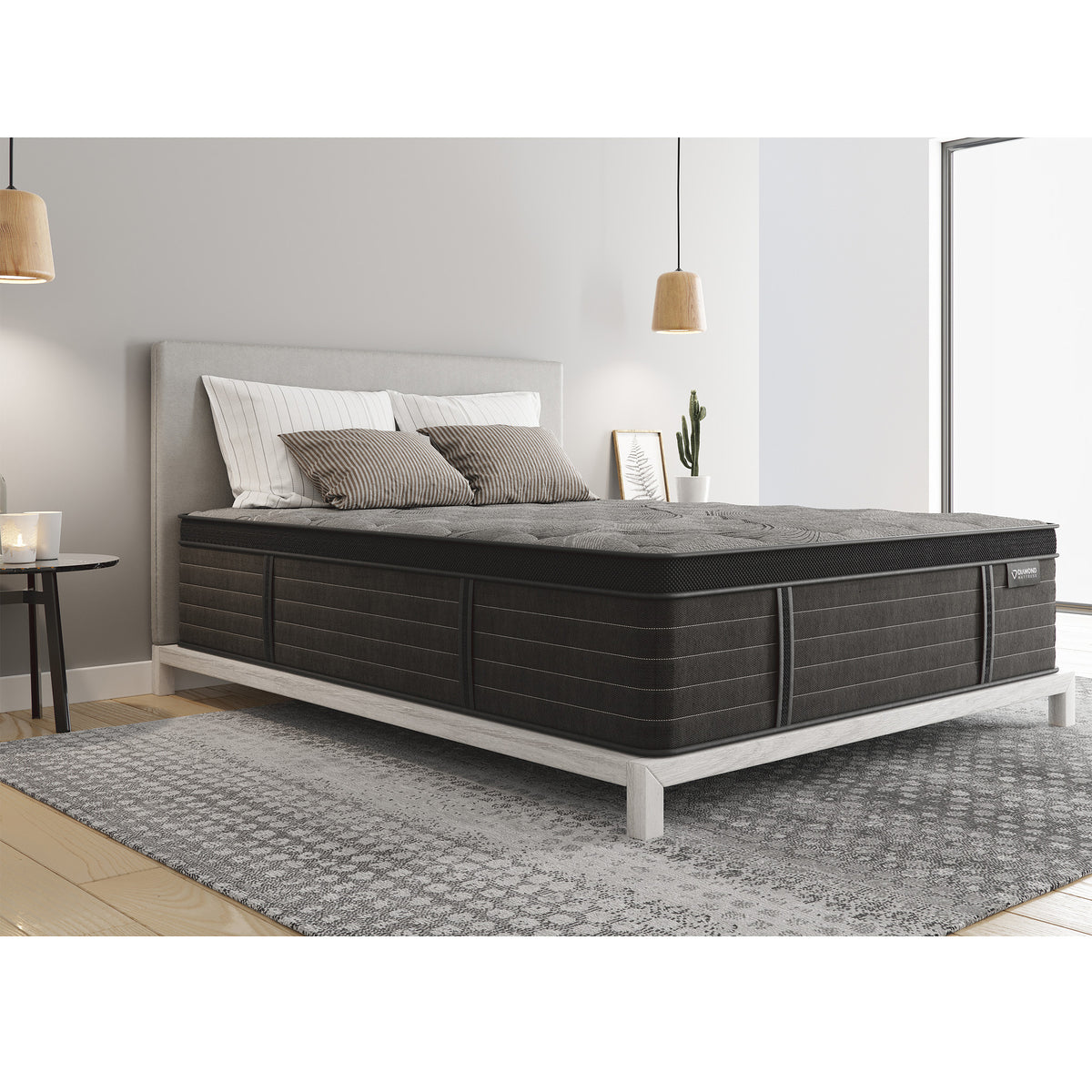 QUEEN SIZE MATT GRAPHENE FIRM-DIA