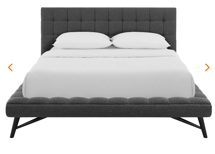 QUEEN BED FRAME MOD-6007-GRY