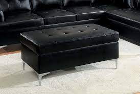 SECTIONAL & OTTOMAN 8378BLK-HE