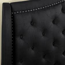 CARLY QUEEN BED ONLY 7160BK-FOA