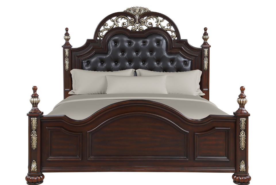 QUEEN BEDROOM SET 4 PC-MAXIMUS-NC