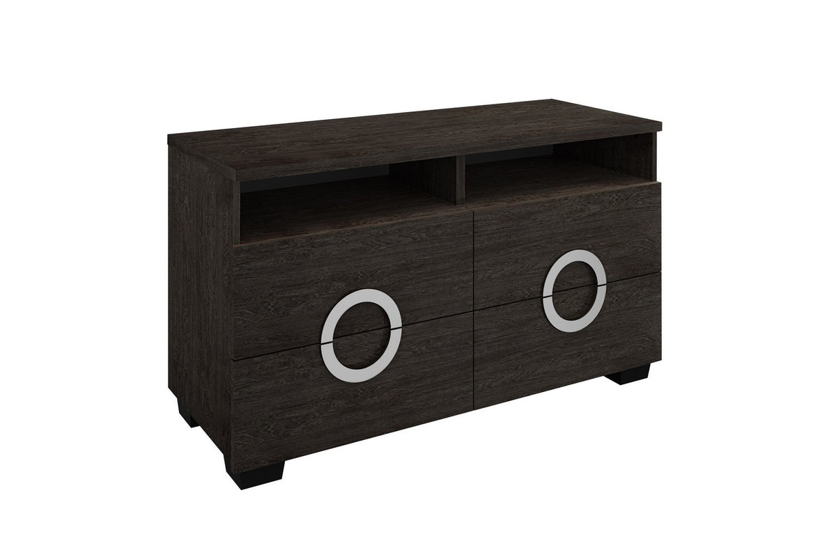 4PCS QUEEN GRAY BEDROOM SET #MONTE CARLO GU