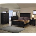 Sandy Beach Night Stand with 3 Drawers 201322 CST-COA