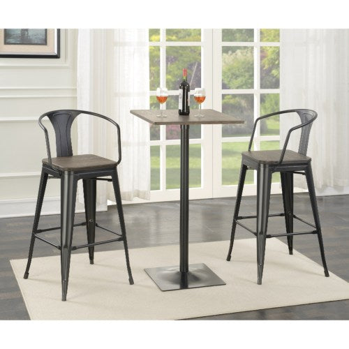 Industrial Bar Table and Stool 3 PCS Set-COA