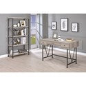 Guthrie Industrial Style Writing Desk with 3 Drawers-COA