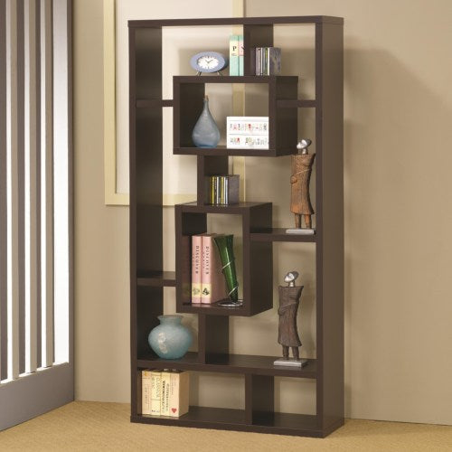 Cappuccino Bookshelf 800259-COA
