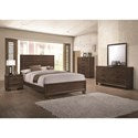 BRANDON 4 PCS KE BEDROOM SET-COA 205321KE-S4