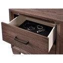 Brandon Transitional Two Drawer Nightstand-COA 205322