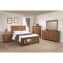 Brenner 3 Drawer Night Stand with Felt-Lined Drawer-COA