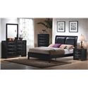 Briana 2 Drawer Nightstand with Tray-COA