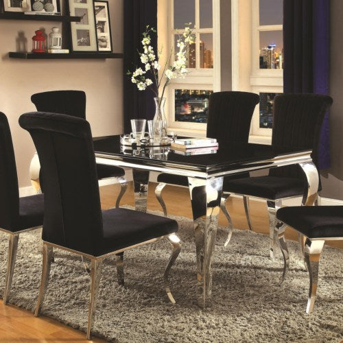 Carone Contemporary Rectangular 7 PCS Dining Table-COA