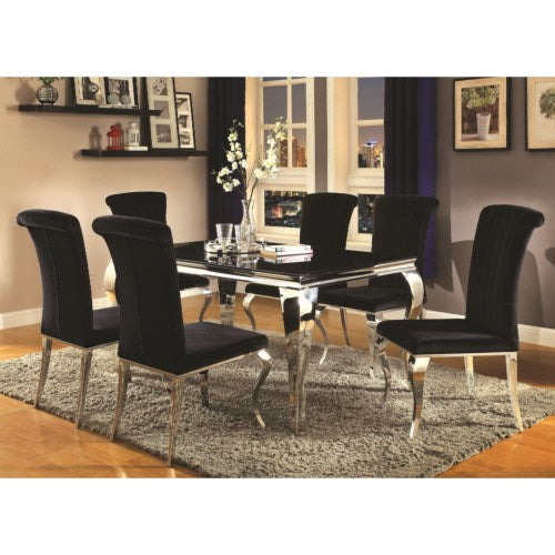 Carone 7Pcs Dining Set GREY 105071+73-COA