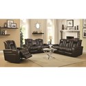 Delangelo Casual Power Reclining Sofa & Loveseat-COA