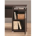 Computer Desk with 2 Drawers and Cabinet-COA 800107