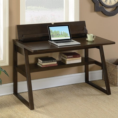 Transitional Writing Desk with Outlet