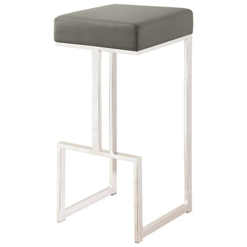 Bar Stools Contemporary Bar Stool with Upholstered Seat-105262-COA