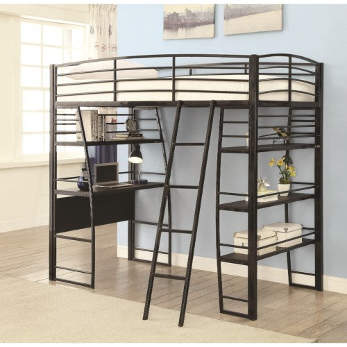 Twin Workstation Bed 461082-COA