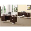 Glavan Contemporary Credenza with Metal Sled Legs-COA