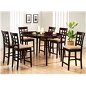Mix & Match 24" Wheat Back Bar Stool with Fabric Seat-COA