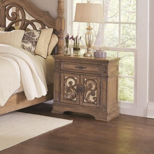 Ilana Night Stand with Felt-Lined Drawer