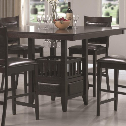 Jaden Square Counter Height -5PK-COA 100958-S5