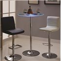 LED 42” Transitioning LED Bar Table ONLY with Chrome Base-COA