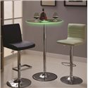 LED 42” Transitioning LED Bar Table ONLY with Chrome Base-COA