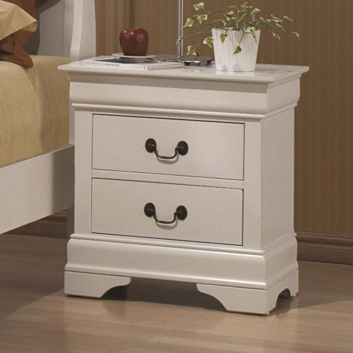 Louis Philippe 204 2 Drawer Night Stand-COA