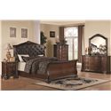 Maddison Nightstand with Carved Wood Detailing