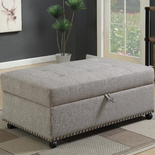 Grey Sleeper Ottoman 550338-COA