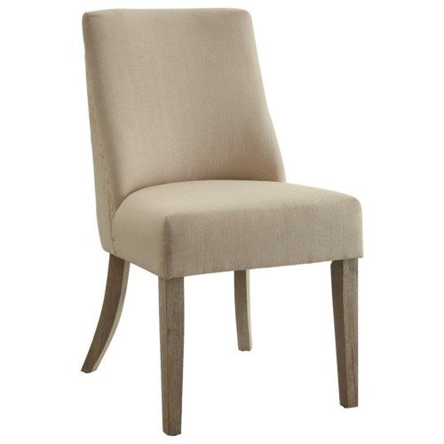 Florence Upholstered Beige Dining Chair