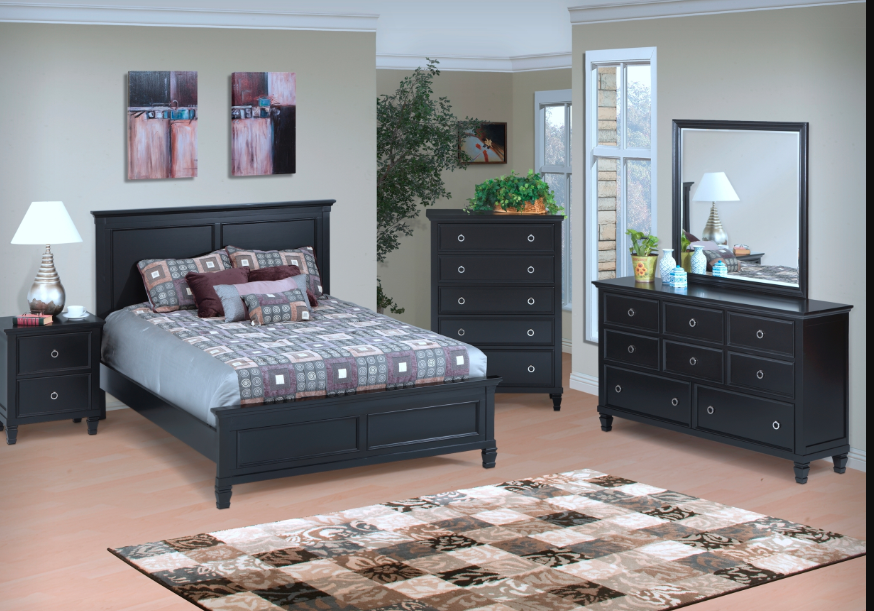 QUEEN BEDROOM SET 4PC -TAMARACK-NC