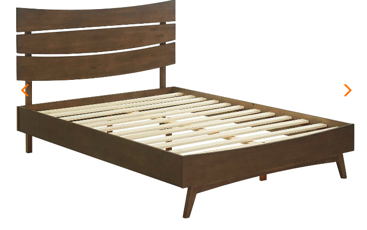 QUEEN BED FRAME MOD-5833-WAL