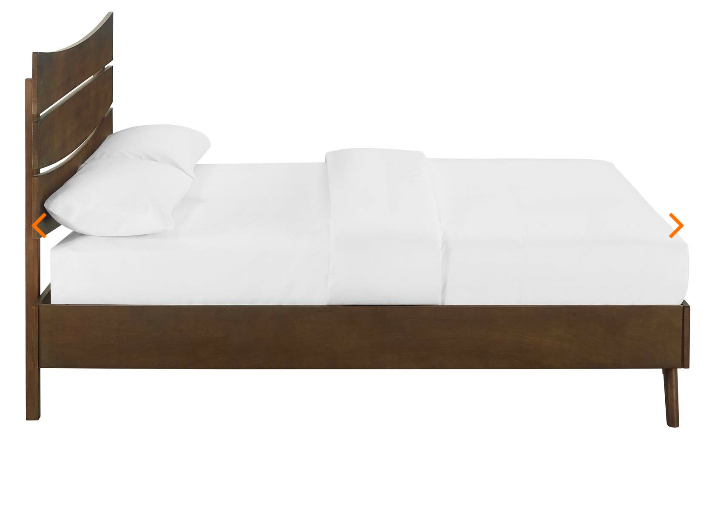 QUEEN BED FRAME MOD-5833-WAL