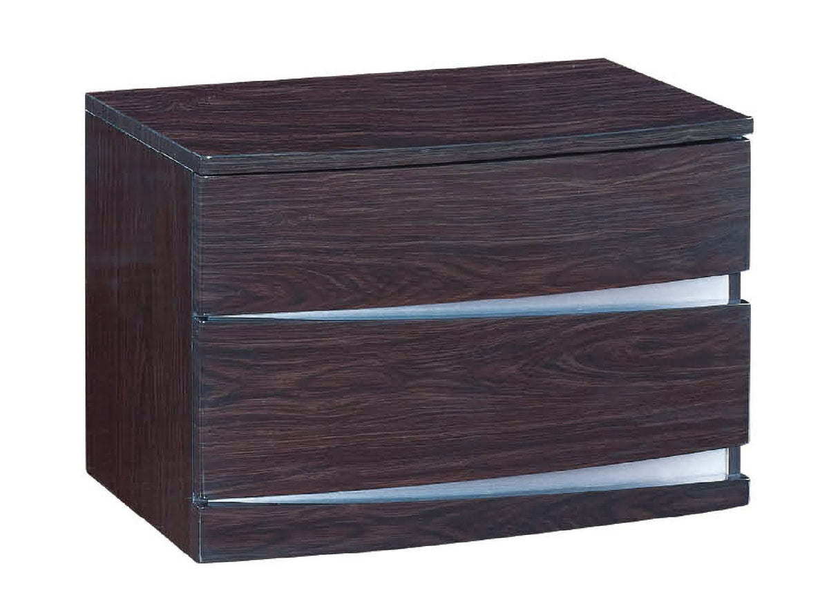 4PCS QUEEN WENGE BEDROOM SET #WYNN GU