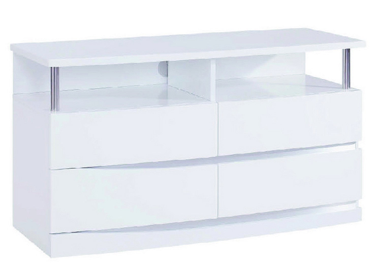 4PCS QUEEN WHITE BEDROOM SET #WYNN GU