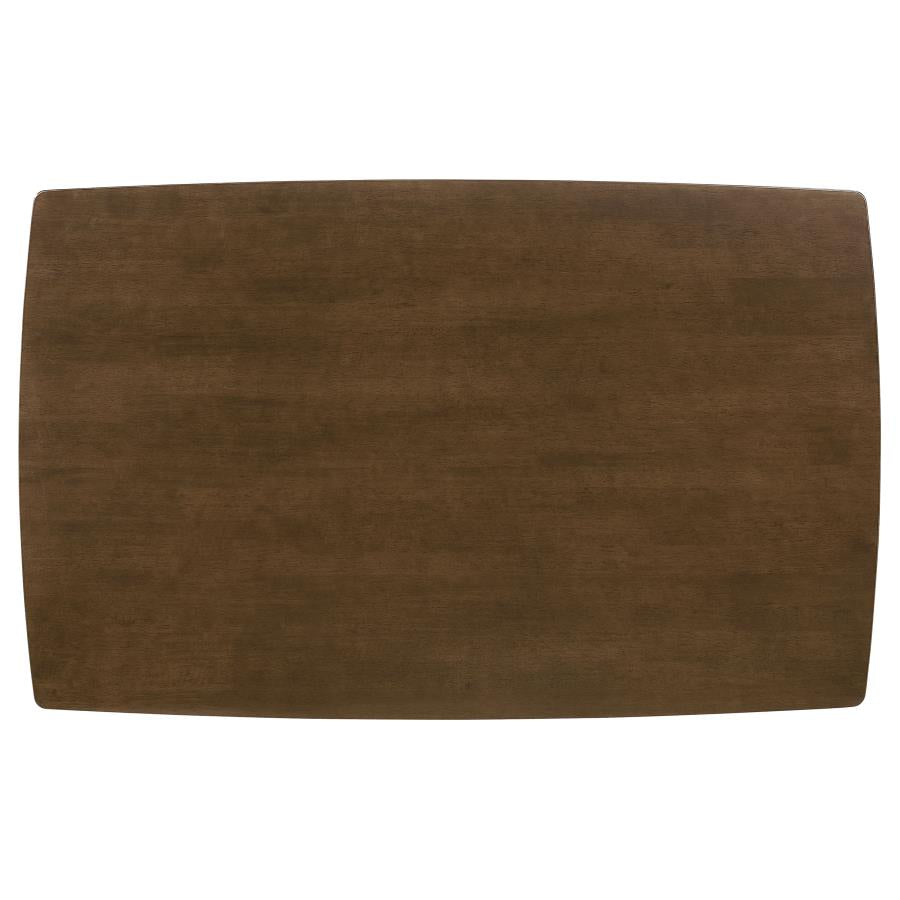 5-piece Rectangular Dining Table Set Chestnut 103061-S5 CST