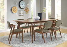 Load image into Gallery viewer, piece Rectangular Dining Table Set Dark Walnut 105351-S7 CST