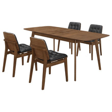 Load image into Gallery viewer, 5-piece Dining Set Natural Walnut 106591-S5K CST
