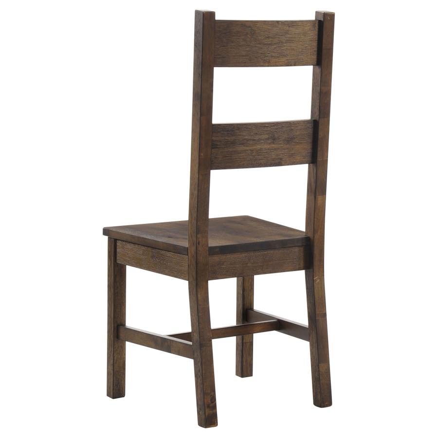 5-piece Rectangular Dining Set Rustic Golden Brown 107041-S5 CST