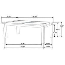 Load image into Gallery viewer, 5-piece Rectangular Dining Set Rustic Golden Brown 107041-S5 CST