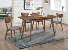 Load image into Gallery viewer, 5-piece Butterfly Leaf Dining Set Natural Walnut 108080-S5 CST