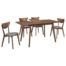 Load image into Gallery viewer, 5-piece Butterfly Leaf Dining Set Natural Walnut 108080-S5 CST
