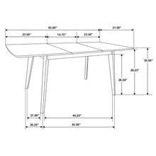 Load image into Gallery viewer, 5-piece Butterfly Leaf Dining Set Natural Walnut 108080-S5 CST