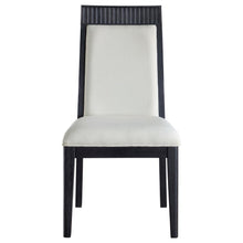 Load image into Gallery viewer, 7-piece Extension Leaf Dining Table Set Black 108231-S7A CST