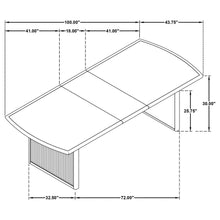Load image into Gallery viewer, 7-piece Extension Leaf Dining Table Set Black 108231-S7A CST