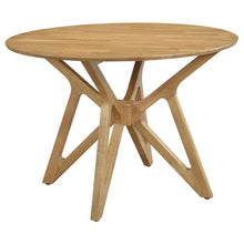 Load image into Gallery viewer, 5-piece Round Solid Wood Dining Set Light Walnut 108440-S5 CST