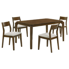 Load image into Gallery viewer, 5-piece 59-inch Rectangular Dining Set Dark Brown 108921-S5 CST